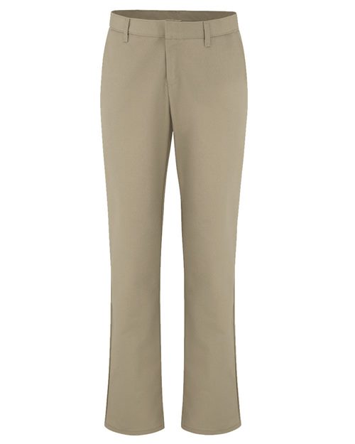Women's Extended Sizes Industrial Flat Front Pants