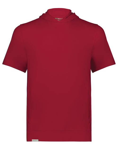 Youth Eco Revive™ Ventura Soft Knit Short Sleeve Hooded Sweatshirt