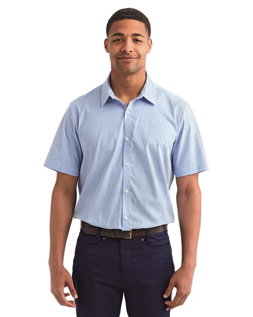 Men's Microcheck Gingham Cotton Shirt