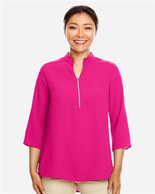 Women's Perfect Fit™ Three-Quarter Sleeve Crepe Tunic
