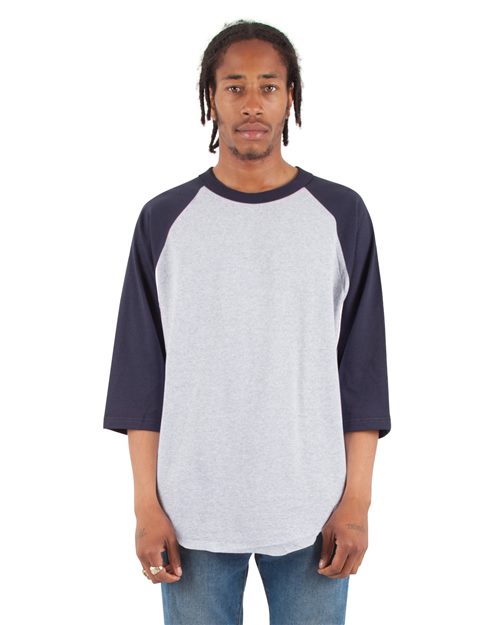 Unisex Raglan Three-Quarter Sleeve T-Shirt
