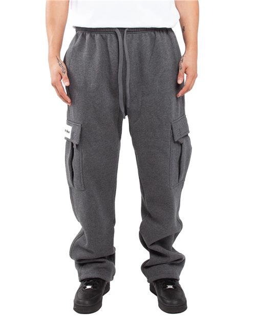 Unisex Fleece Cargo Pocket Sweatpants