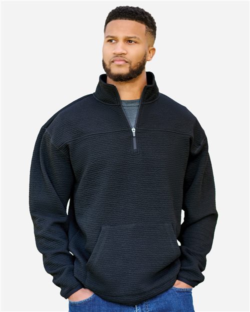 Unisex Pebble Fleece Quarter-Zip Pullover