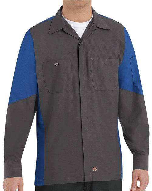 Men's Long Sleeve Automotive Crew Shirt