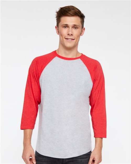 Men's Baseball Fine Jersey Three-Quarter Sleeve Tee
