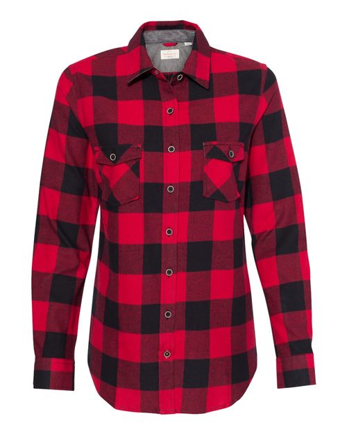Women's Vintage Brushed Flannel Shirt