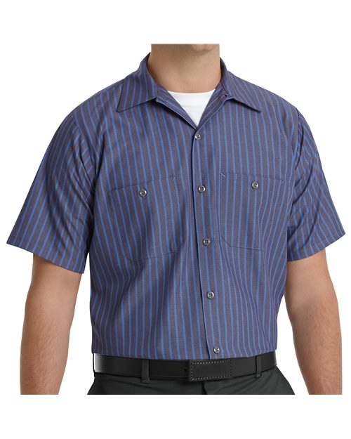 Men's Tall Industrial Short Sleeve Work Shirt