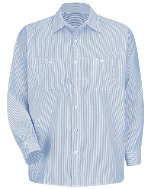 Men's Tall Industrial Stripe Work Shirt