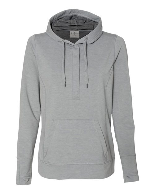 Women’s Omega Stretch Snap-Placket Hooded Sweatshirt