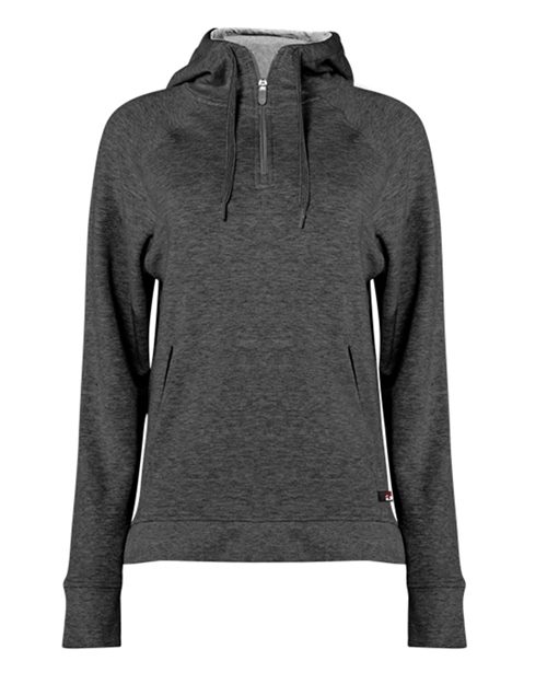 Women's FitFlex French Terry Quarter-Zip Hooded Pullover