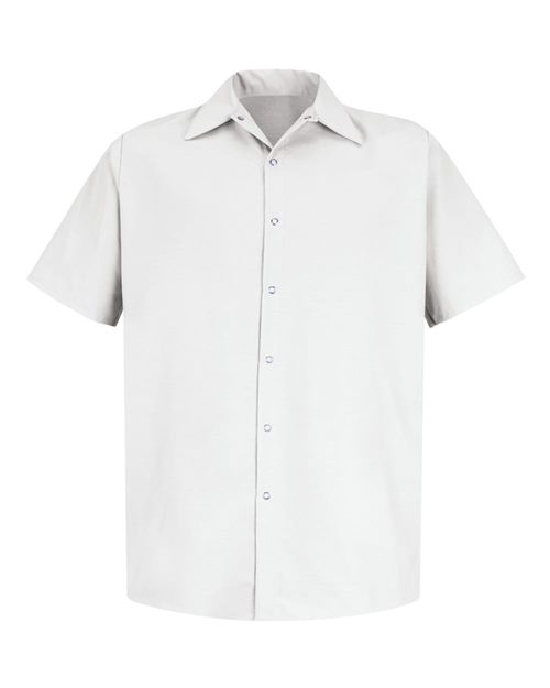 Men's Tall Specialized Short Sleeve Pocketless Work Shirt