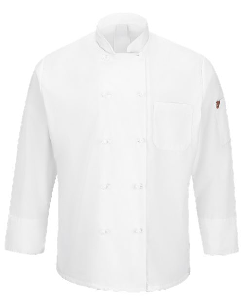 Mimix™ Ten Knot Button Chef Coat with OilBlok