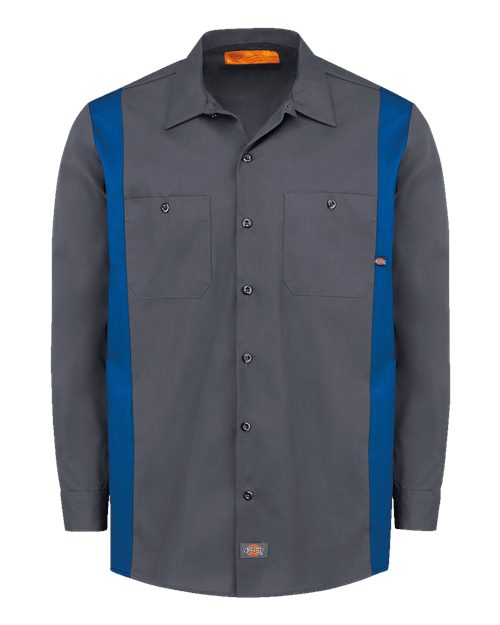 Men's Tall Industrial Colorblocked Long Sleeve Shirt